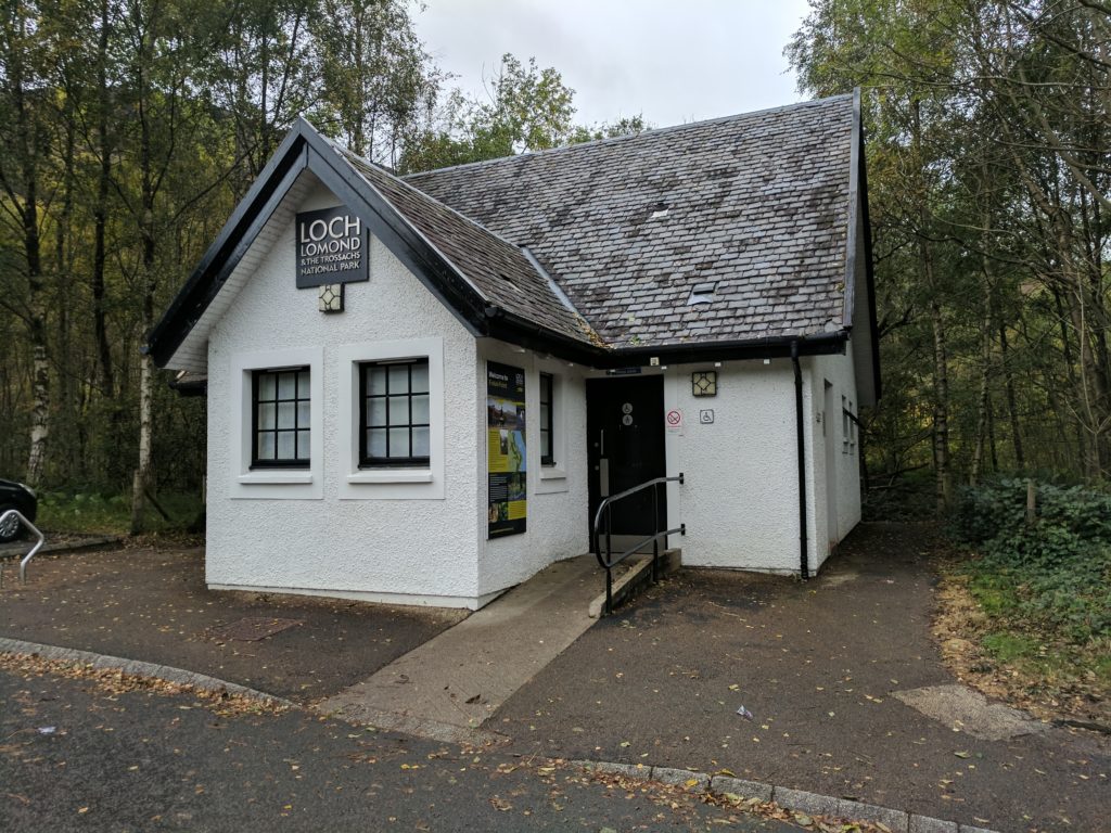 Just the bathroom - a really nice, cottage-y bathroom, at Loch Lomond