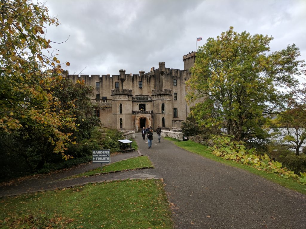 The entrance to Dunvegan Castle