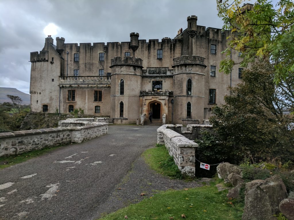 The entrance to Dunvegan Castle