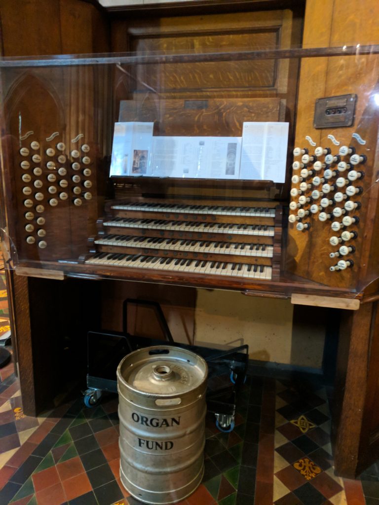 A keg in St. Patrick's Cathedral